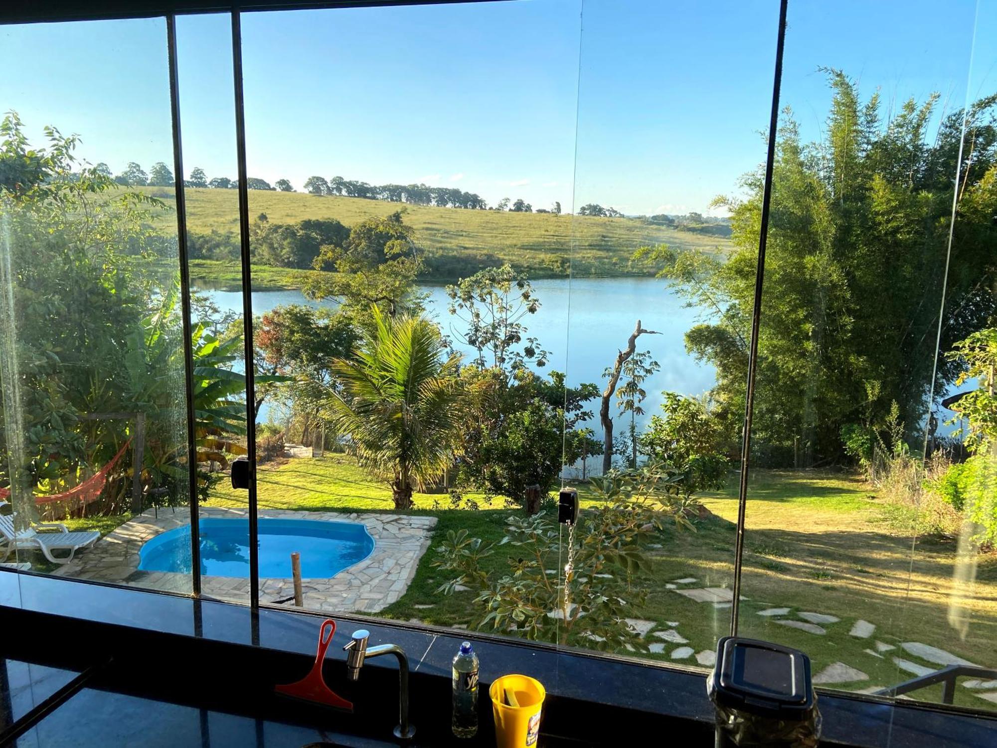 Casa Com Piscina Fundo Pra Represa E Ar Condicionado Casinhabrancadevaranda Ijaci エクステリア 写真