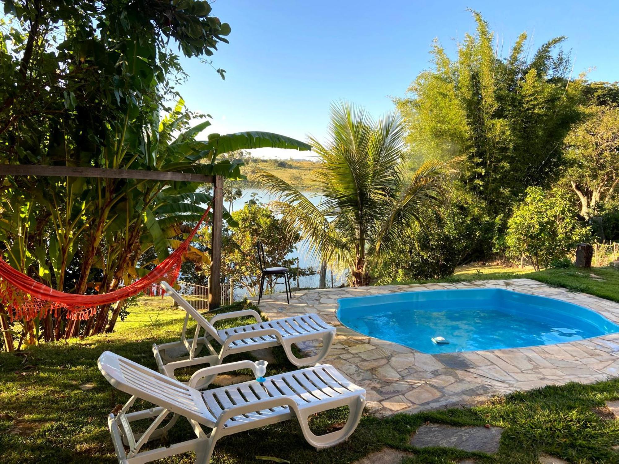 Casa Com Piscina Fundo Pra Represa E Ar Condicionado Casinhabrancadevaranda Ijaci エクステリア 写真