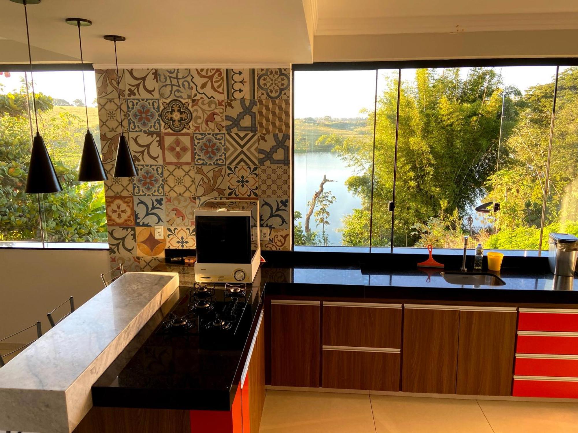 Casa Com Piscina Fundo Pra Represa E Ar Condicionado Casinhabrancadevaranda Ijaci エクステリア 写真