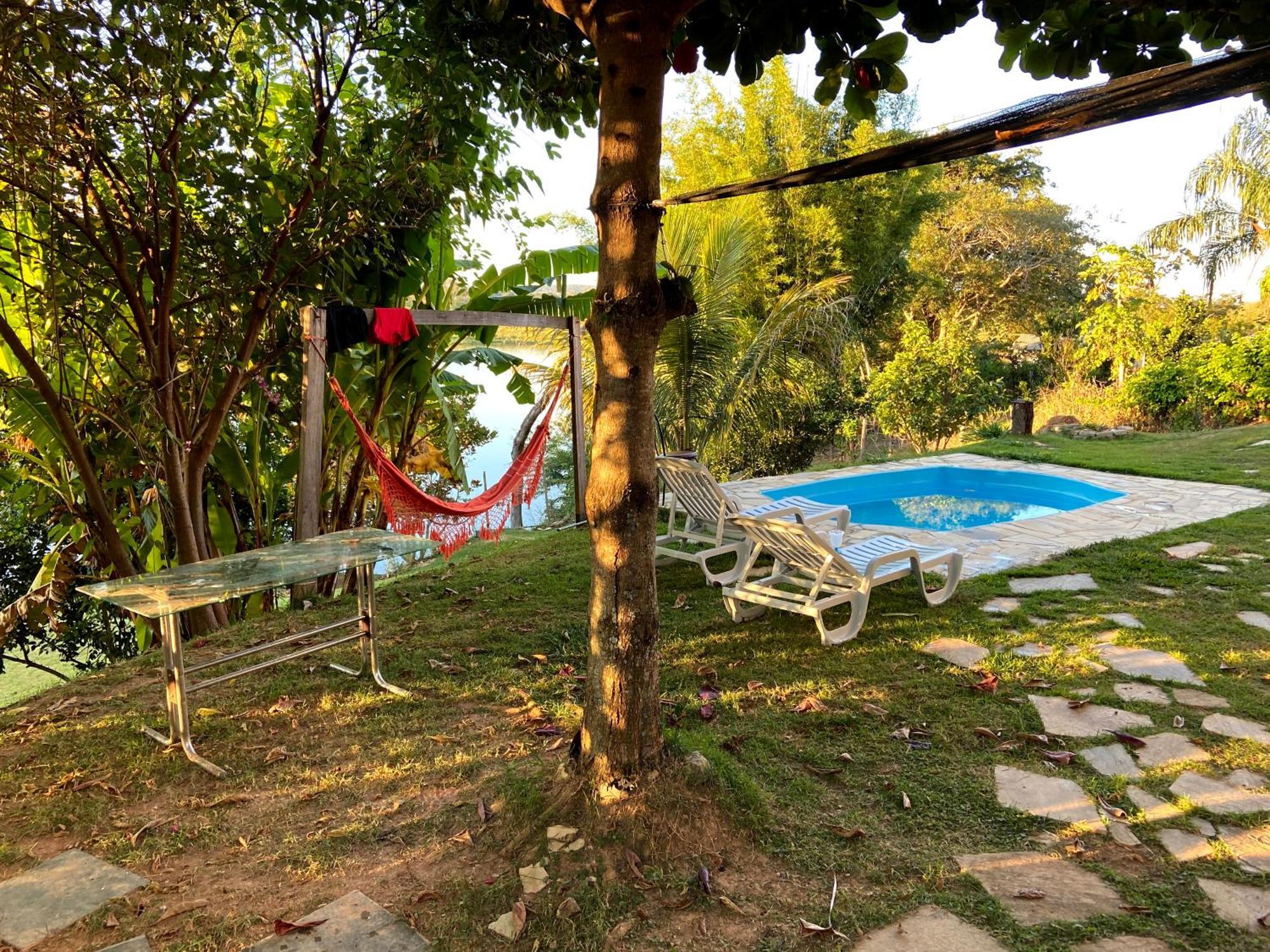 Casa Com Piscina Fundo Pra Represa E Ar Condicionado Casinhabrancadevaranda Ijaci エクステリア 写真